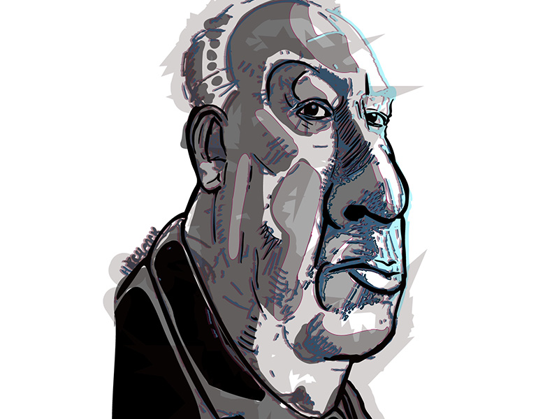 chrachacture of alfred hitchcock